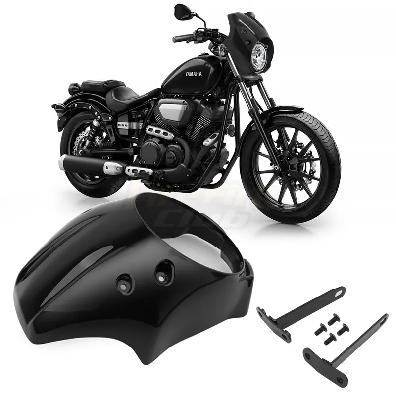 

Motorcycle Accessories For Yamaha XVS 950 SPEC BOLT Bolt 950 2014-2019 18 17 16 15 Black Fairing Headlight Windshiled Cover