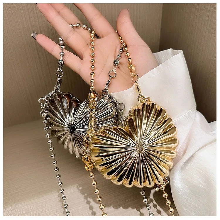 2025 Mini Damen Acryl Abendtasche Designer Luxus Gold Silber Handtaschen Geldbörse für Hochzeit Party Kette Umhängetasche Umhängetasche – Detail 7