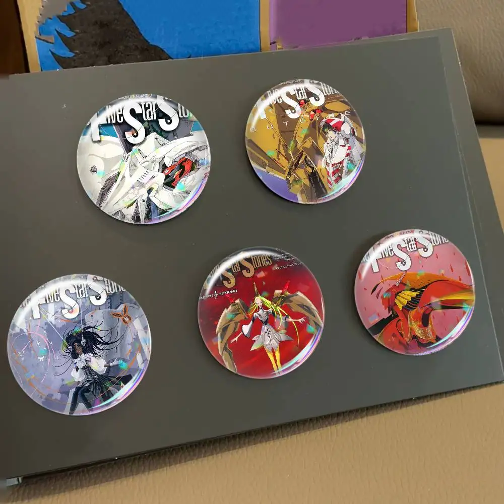 Five Star Stories  Badge 25 32 44 58 75 mm Round Fans Collect Friends Gifts Brooch Souvenir