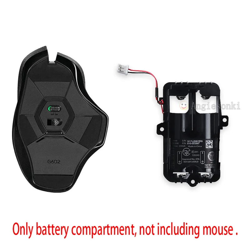 PP+ Battery Case for Logitech G602 Wireless Wired Gaming Mouse Replacment Parts
