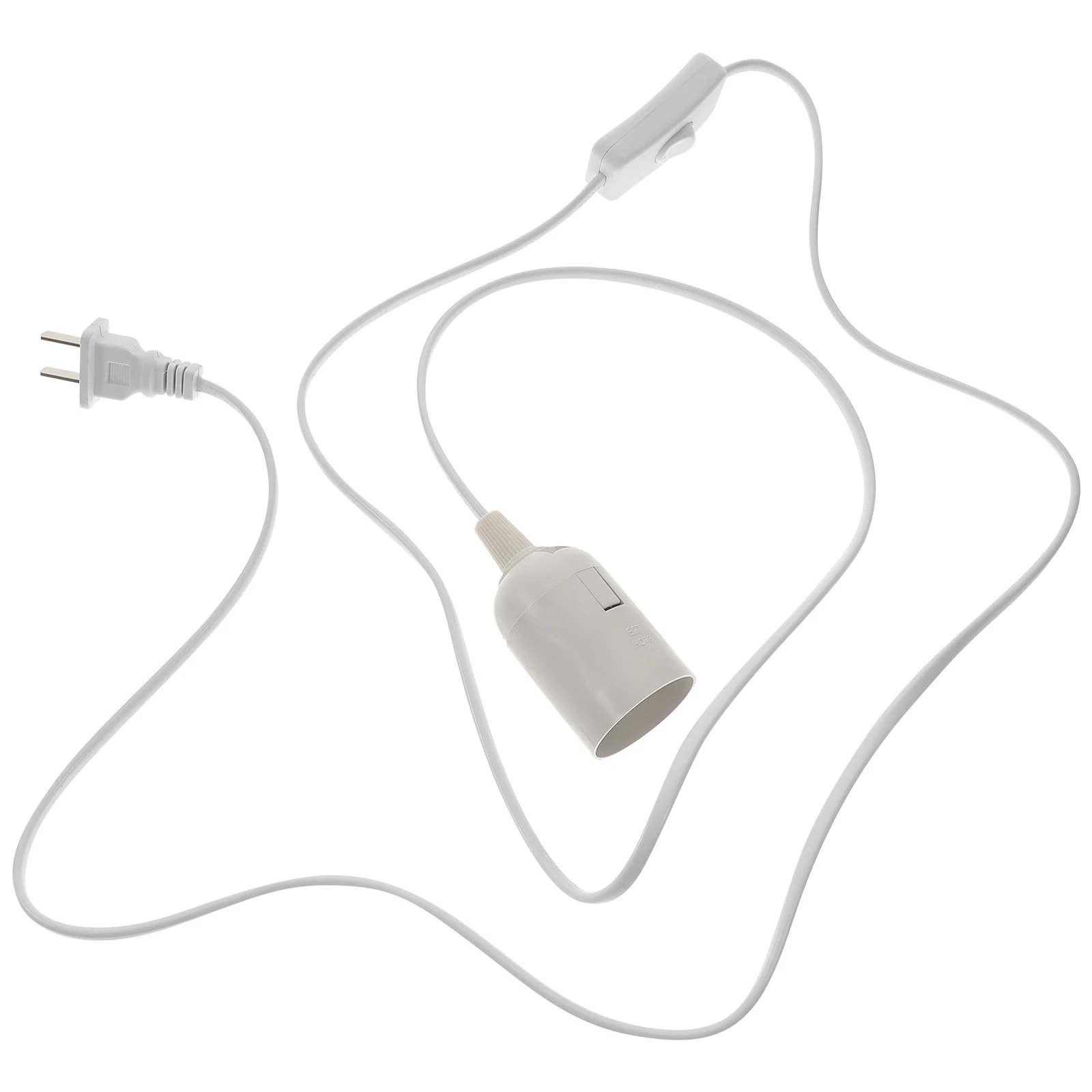 

Pendant Lamp Socket E27 Wire Cord Switch PVC Heat Resistant Durable Insulation Bulb Holder Compatible Accessories Home Bar Cafe