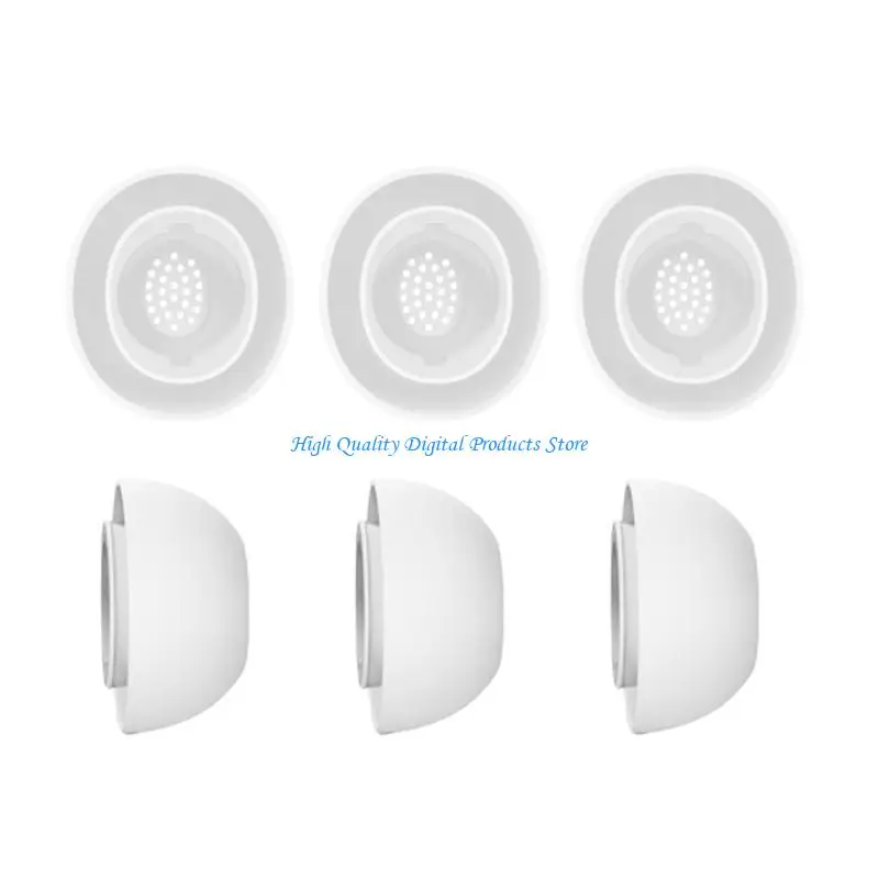 U2JE Comfortable Listening Experience 1Pair Silicone Eartips for Buds 3Pro Earbud, Multiple Size Ear Plug Noise Reductions
