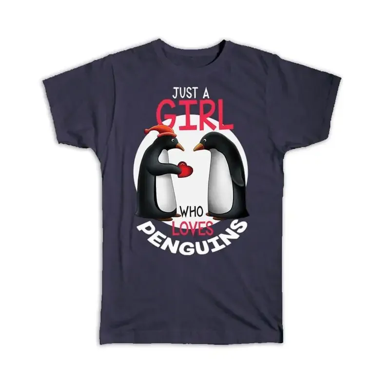 For Girl Who Loves Penguins Penguin Lover Wildlife Bird Cute Love T shirt