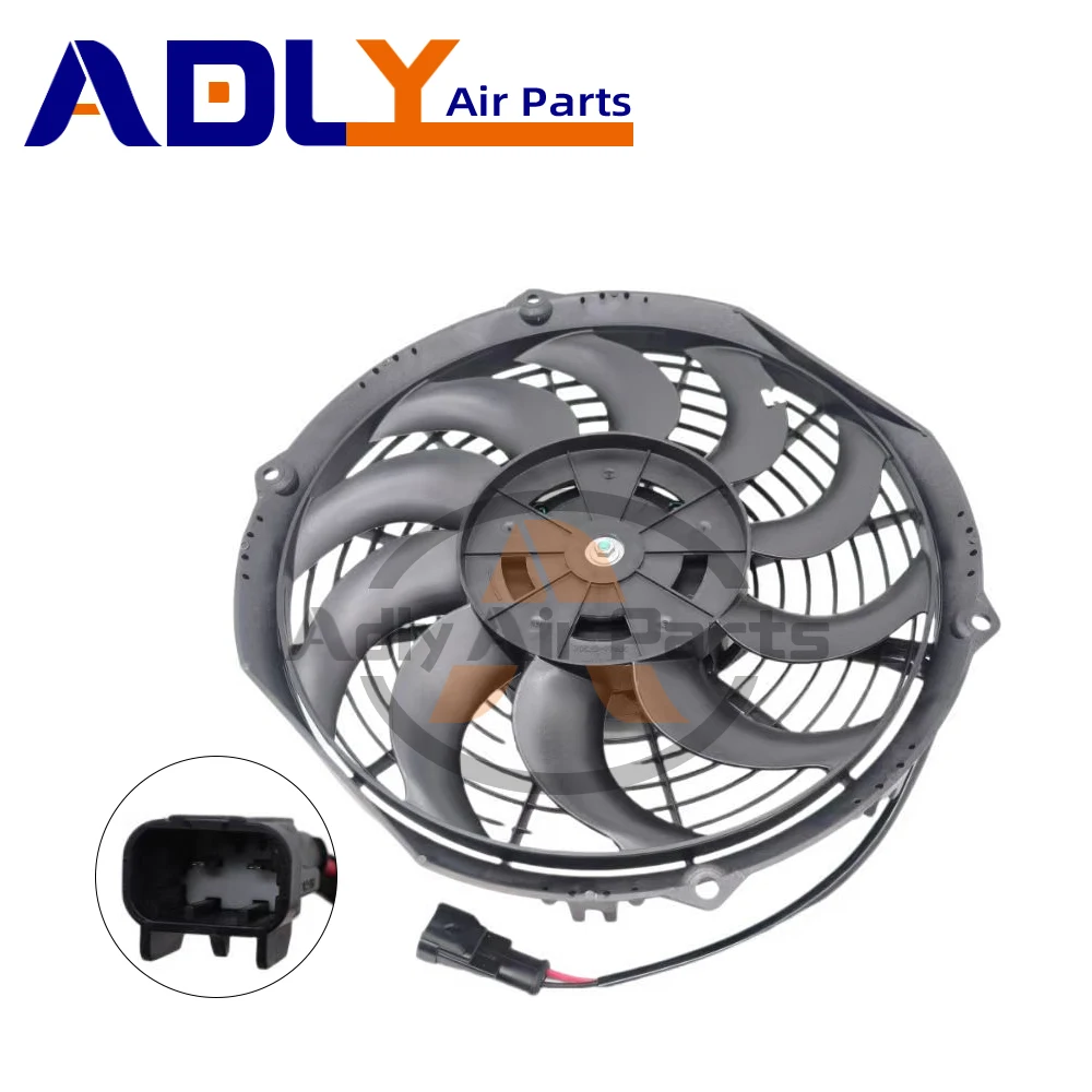 Auto For Electronic Fan Mounting Kit For Bus Condenser Fan 2211 Refrigerated Truck Suction 12V 24V