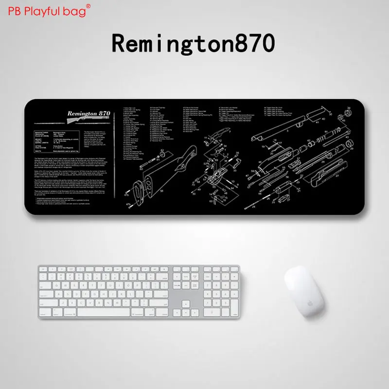 Gun Series Mouse Pad 915x305MM 430x280MM Rubber Cleaning Desk Mat Tactical Player Collection AR15 AK47 870 1911 P229 USP AC133 view 4