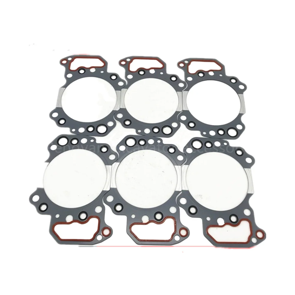 

For Komatsu PC400/450-6-7-8 Engine 6D125 Valve Chamber Gasket Rubber Strip Oil Seal Overhaul Kit Cylinder Bed Excavator Parts