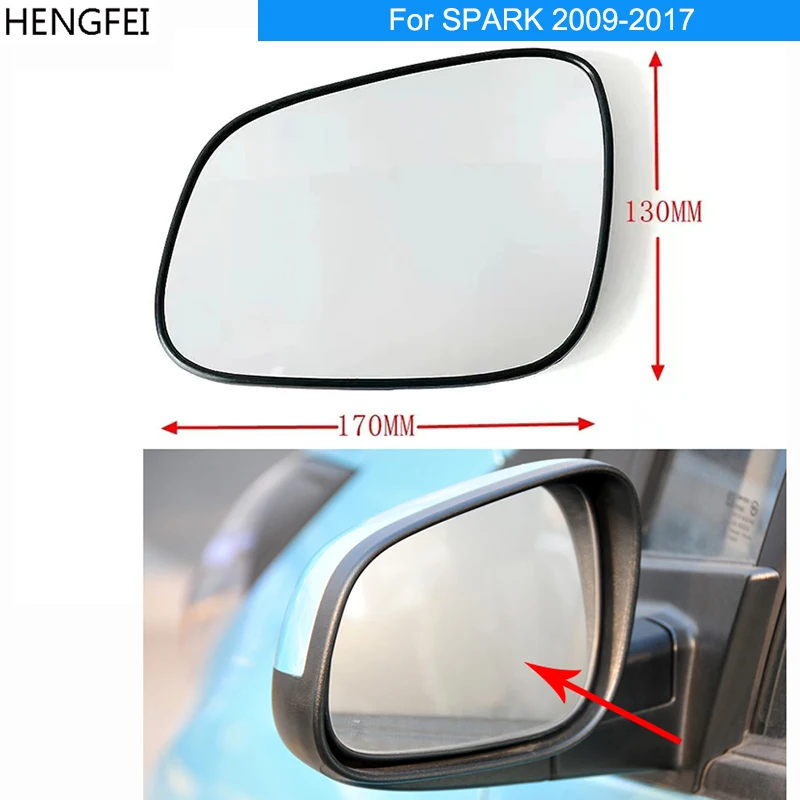 Accessories For Car Chevrolet SPARK 2009 -2017 Rearview Mirrors Galss Lens