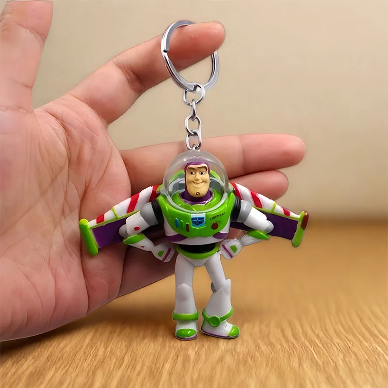 Toy Story Keychain Set Buzz Lightyear Woody Rex Forky Mr Potato