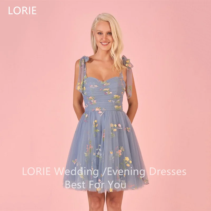 LORIE A-Line Prom Homecoming Dresses Student Elegant Spaghetti Strap Evening Dress Ankle-Length Prom Gowns 2025 Customized