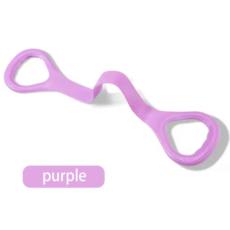 

Women Resistance Band For Shoulder And Neck Opening Home Back Stretching Figure Eight Posture Corrector Yoga Upper Back Trainer