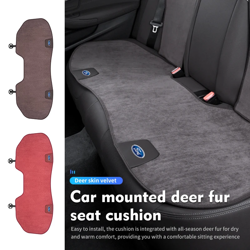 Funda de Asiento con Logotipo de Ford para Automóvil, Protector de Asiento Antiarañazos, Cojín, Accesorios para Auto, Escape, Ecosport, Fusion, Explorer, Expedition