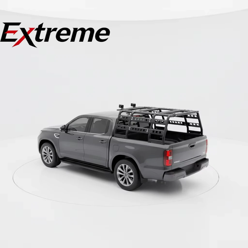 Universal Pickup Roll Bar Steel Off-road Cargo Carrier Heavy Duty Expandable Roof Rack BYD Shark 6 Toyota Tundra Bed Rack