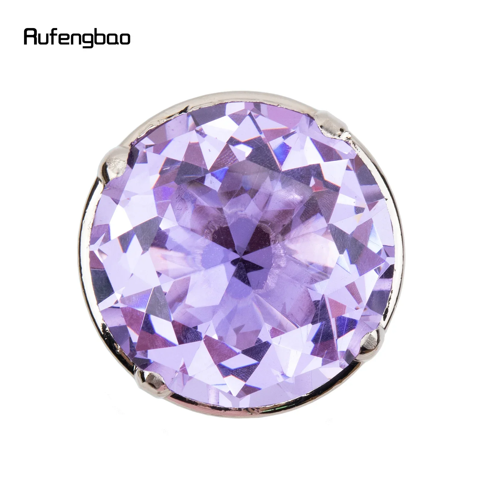 Licht Paarse Diamant Witte Wandelstok Mode Riet Gentleman Elegante Cosplay Riet Knop Crosier 93cm Prestaties Podium Riet