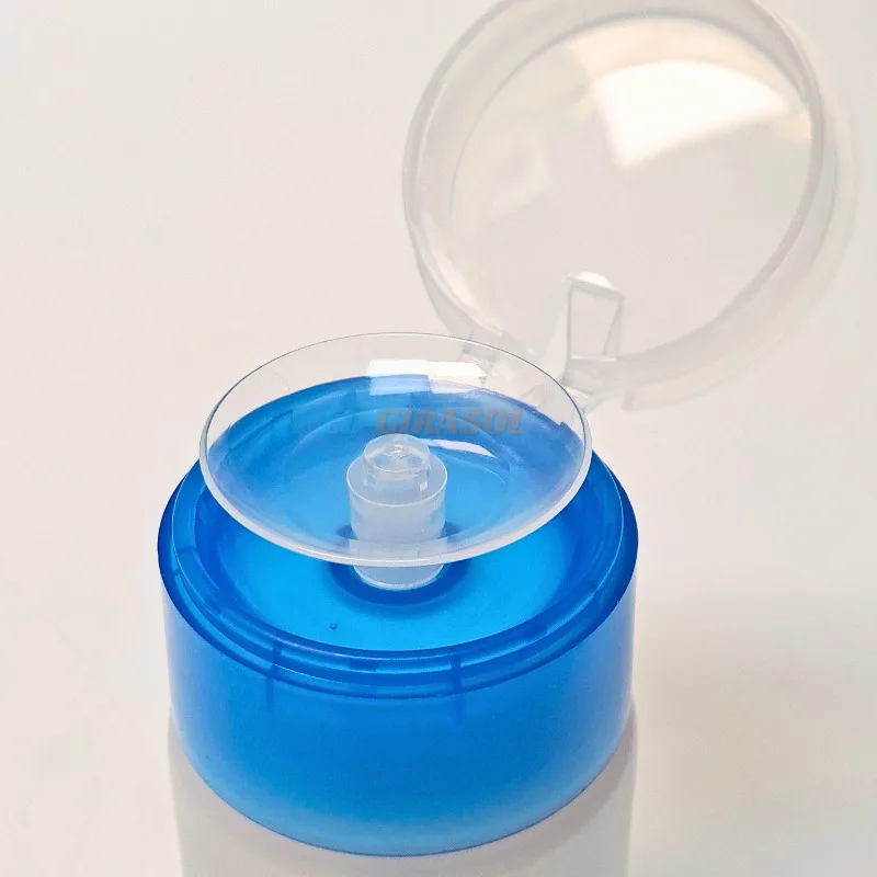 

5PCS 60mL Optical Fiber Alcohol Bottle empty Drop Proof Leak Proof Alcohol Dispensing Pump Empty Bottle for Cleaning Tool FTTH