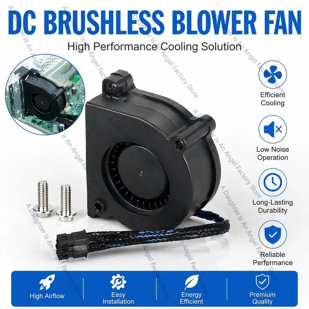 Chassis Exhaust Fan PCI Half-height Small Chassis Turbine Exhaust Cooling Fan Graphics Card Cooling Exhaust Fan