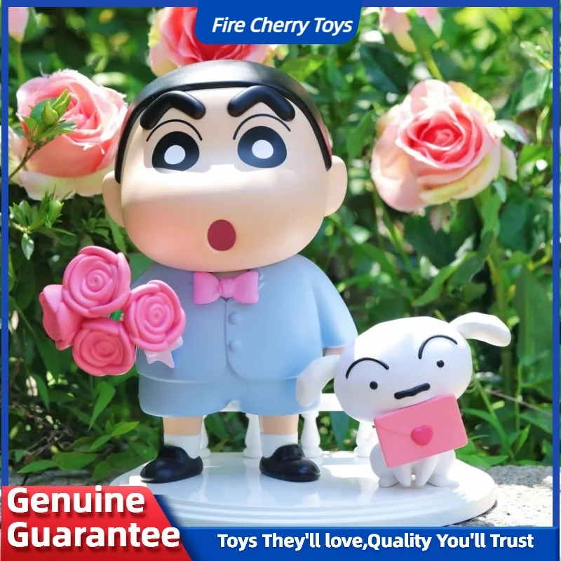 

Crayon Shin-Chan Figure Desktop Office Decor Anime Model Kawaii Toy Gift For Kids Fans Collectors Lovely Shinchan Doll Ornament