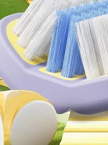 

2/4PCS Three-sided Soft Bristle Toothbrush For Infants And Toddlers Aged 3-12 Antibacterial Cleaning Toothbrush For Children