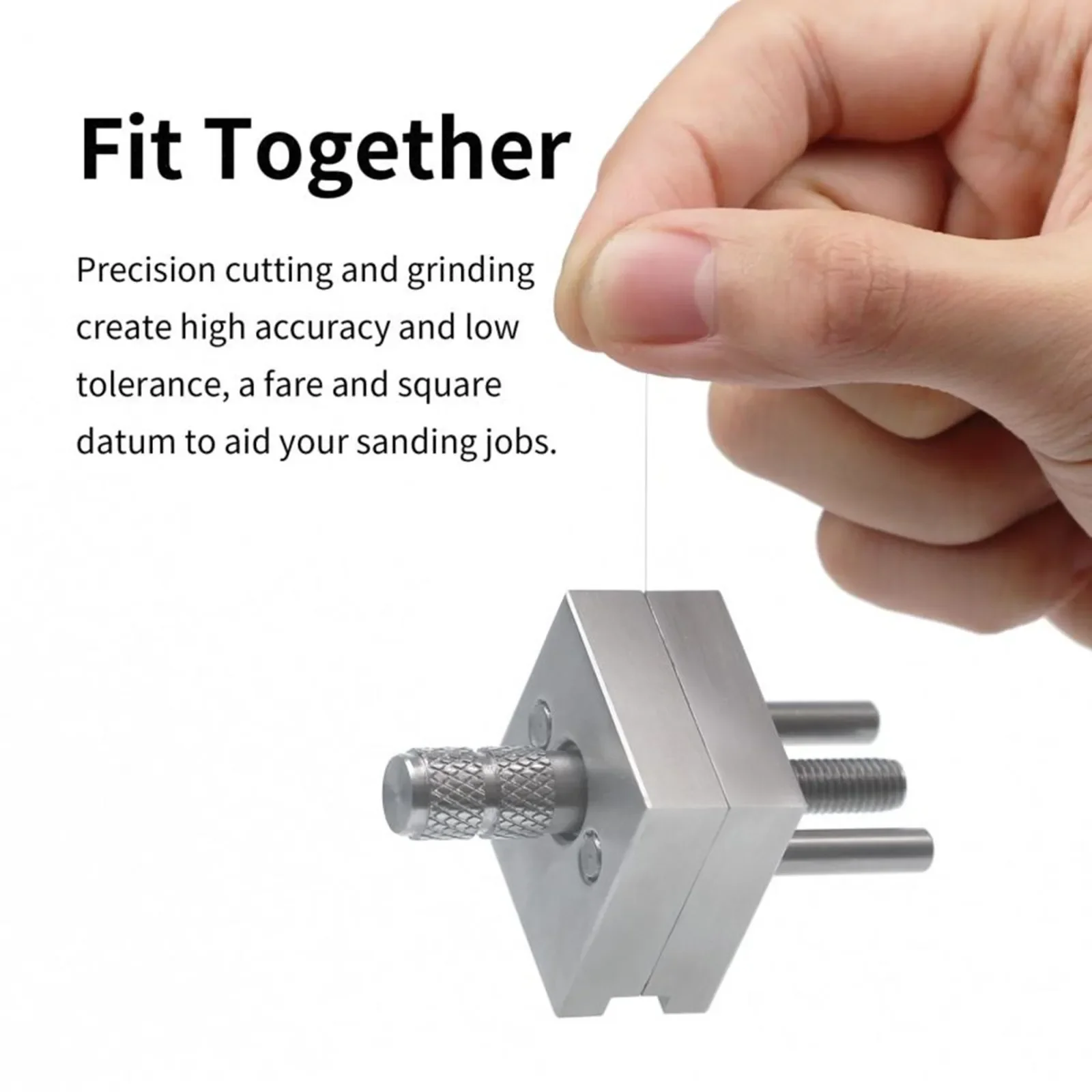 DSPIAE-AT-MV Precision Mini Vise, aço inoxidável, ideal para detalhamento e modificação de peças