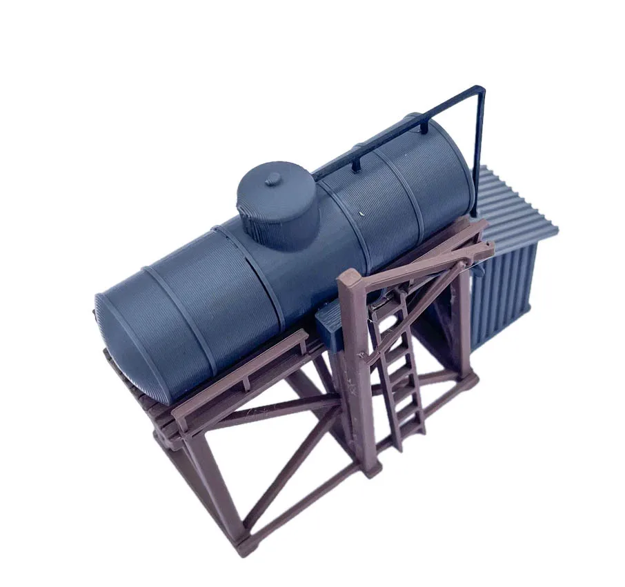 HO Guage Simulatie Tank Ongeverfd Kits voor 1:87 Schaal Spoorweg & Gebouwen Layout/Diy Model Maken/Hand Gemonteerd Componenten 1 st