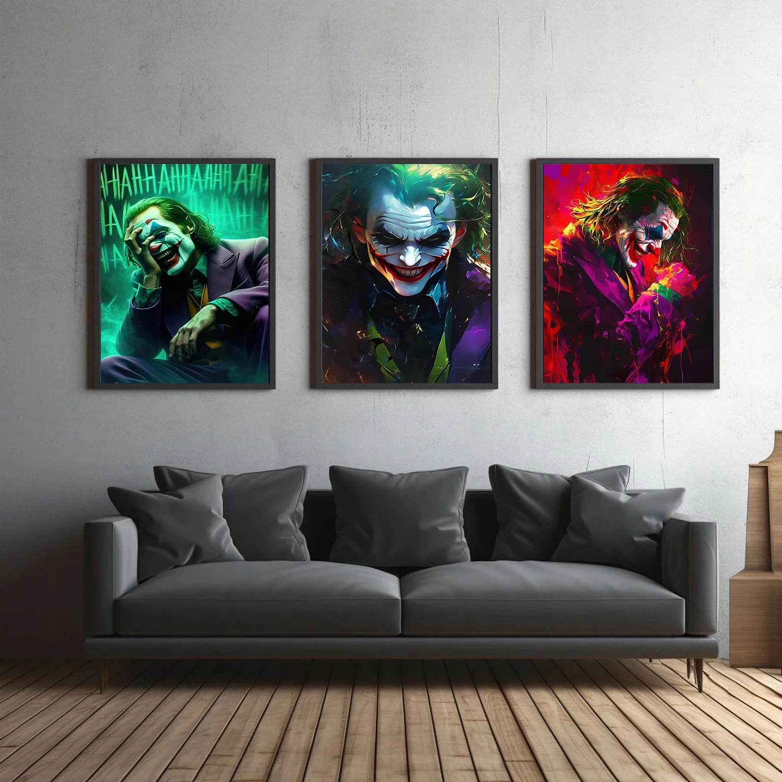 J-Joker Self-adhesive Poster Movie Figures Photos Home Decoration Canvas Painting Picture Wall Art Bedroom BedRoom Decor Gift