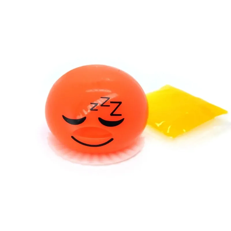 New Squishy Puking Egg Yolk Stress Ball With Yellow  Relieve Stress Toy Funny Squeeze Tricky AntiStress Disgusting Egg Toy