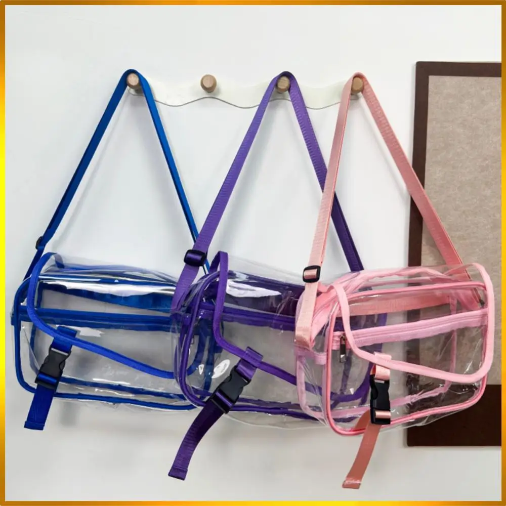 

Прозрачная сумка через плечо из ПВХ, модная сумка через плечо, большая вместительная стильная сумка через плечо, водонепроницаемая для концертов, спортивных фестивалей