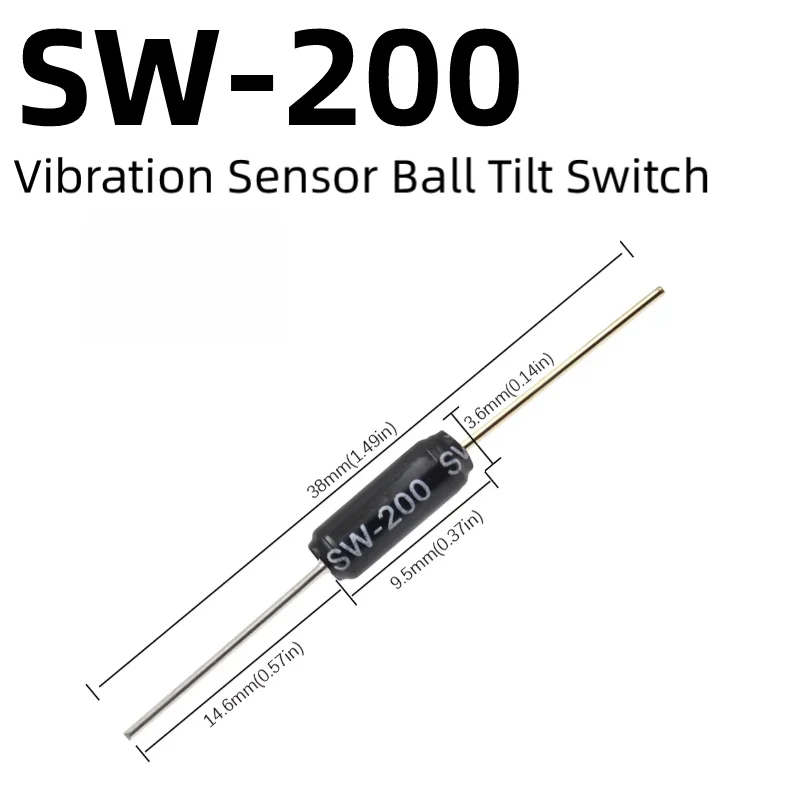 10/50/100PCS High Sensitive Ball Shake Tilt Vibration Switch Sensor For Arduino DIY Electronic Component