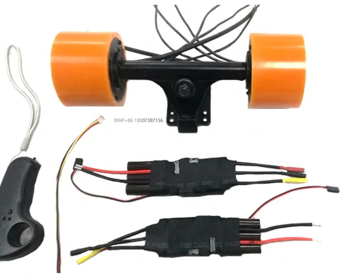 

Belt Drive Electric Skateboard 1500W 83mm 90mm Dc Hub Motor Combo Kits DIY Electric Longboard with PU Material