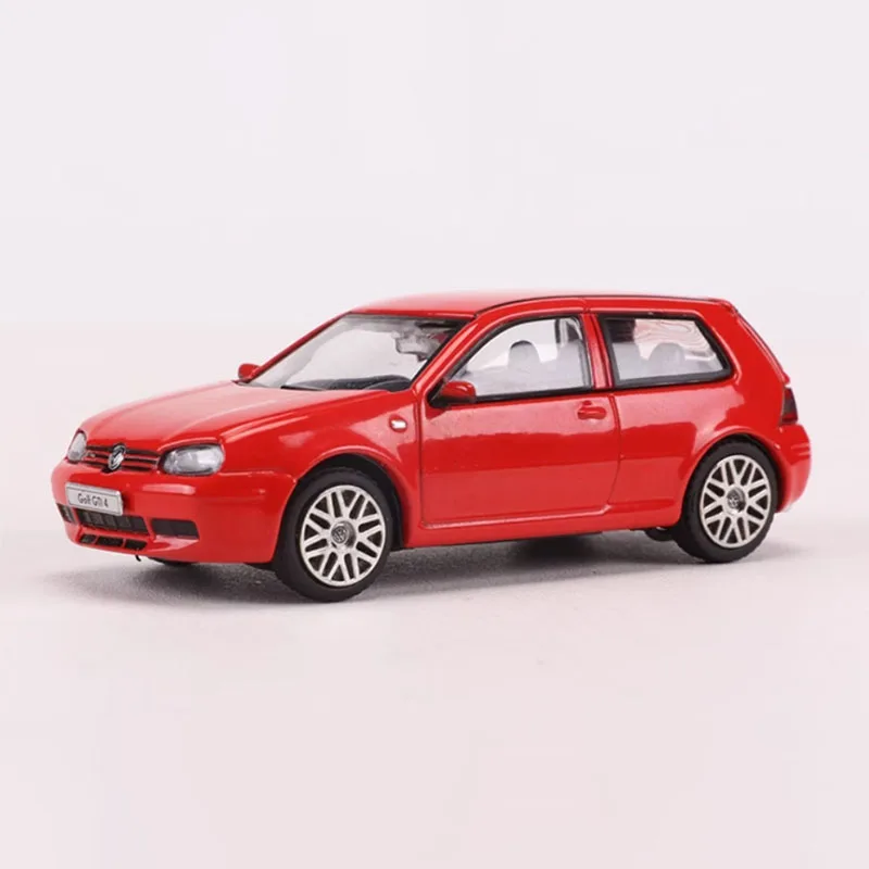GCD Diecast 1:64 مقياس جولف Mk4 محاكاة سبيكة سيارة نموذج عرض ثابت تحصيل لعبة هدية تذكارية الديكور