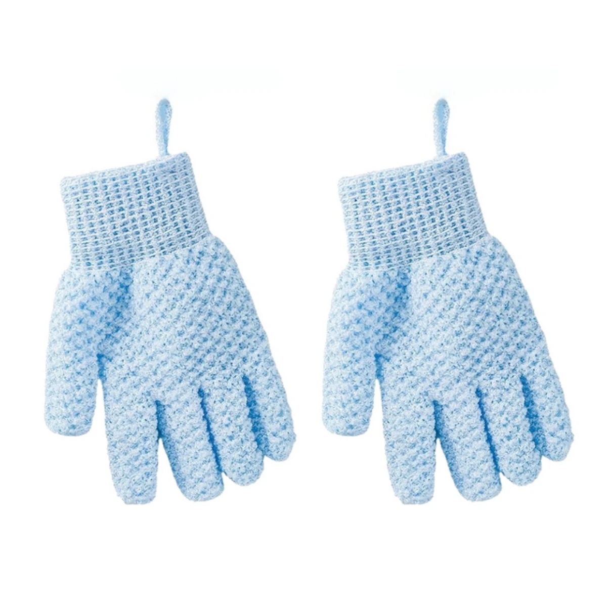 Five Finger Shower Gloves, Exfoliating Scrubbing Tool