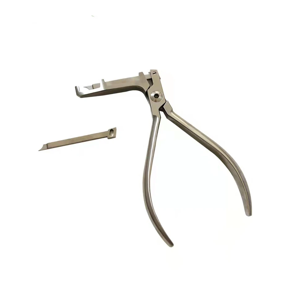 1pc Stainless Steel Dental Orthodontic Pliers Cap Remover For Convertible Tube Forceps Dentist Pliers Ortho Instruments