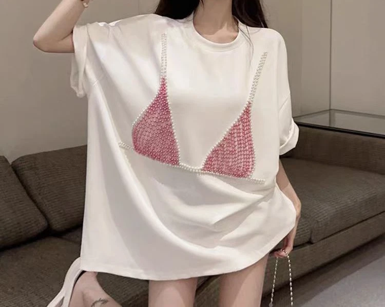 القطن الخالص أزياء الرجعية الساخن ختم الحلو نمط فضفاض ومتعدد الاستخدامات مزاجه عارضة #6