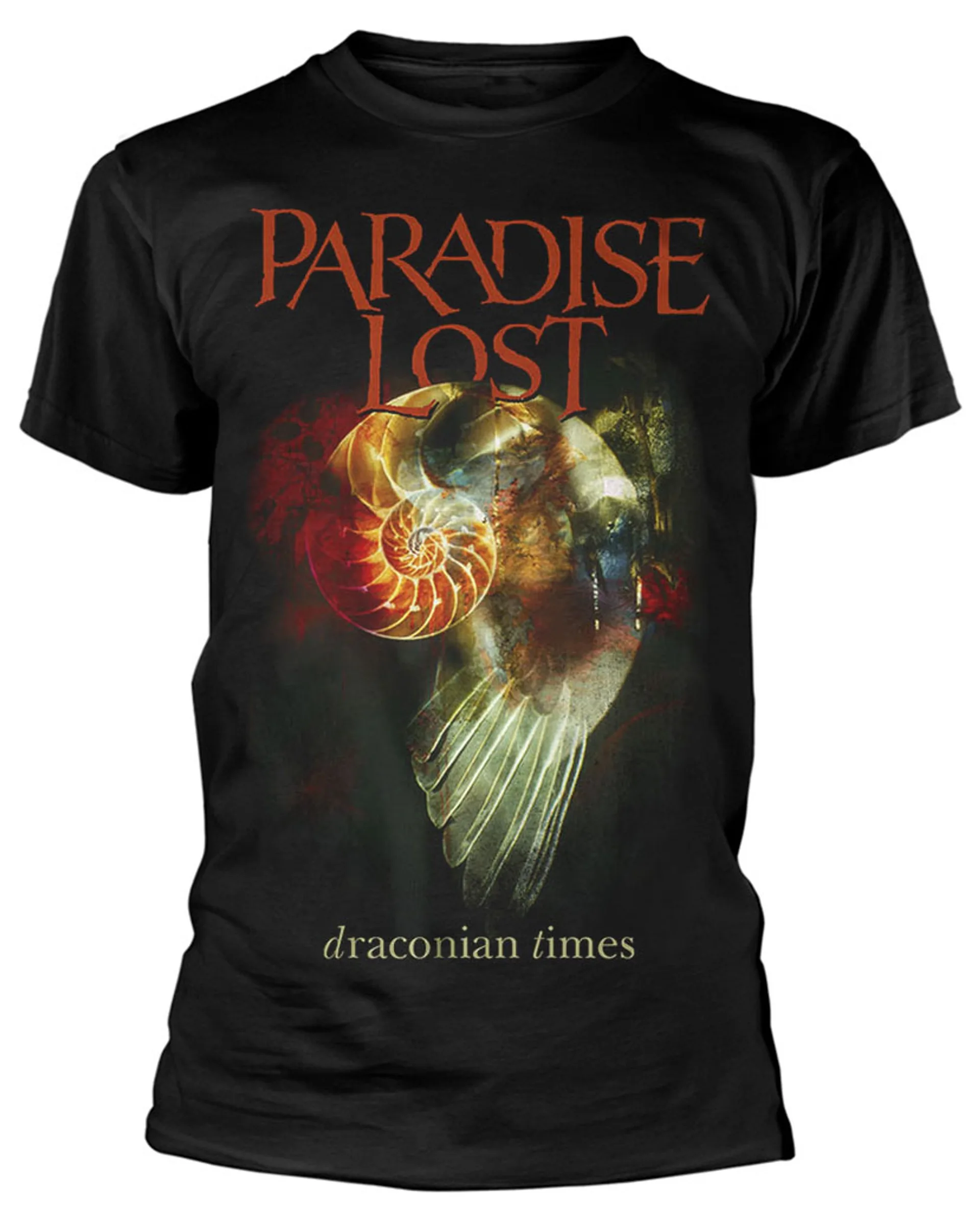

Paradise Lost Draconian Times 25th Anniversary Edition T-Shirt Men Women Short Sleeve Cotton Tees T-shirt Retro Rock Band Tops