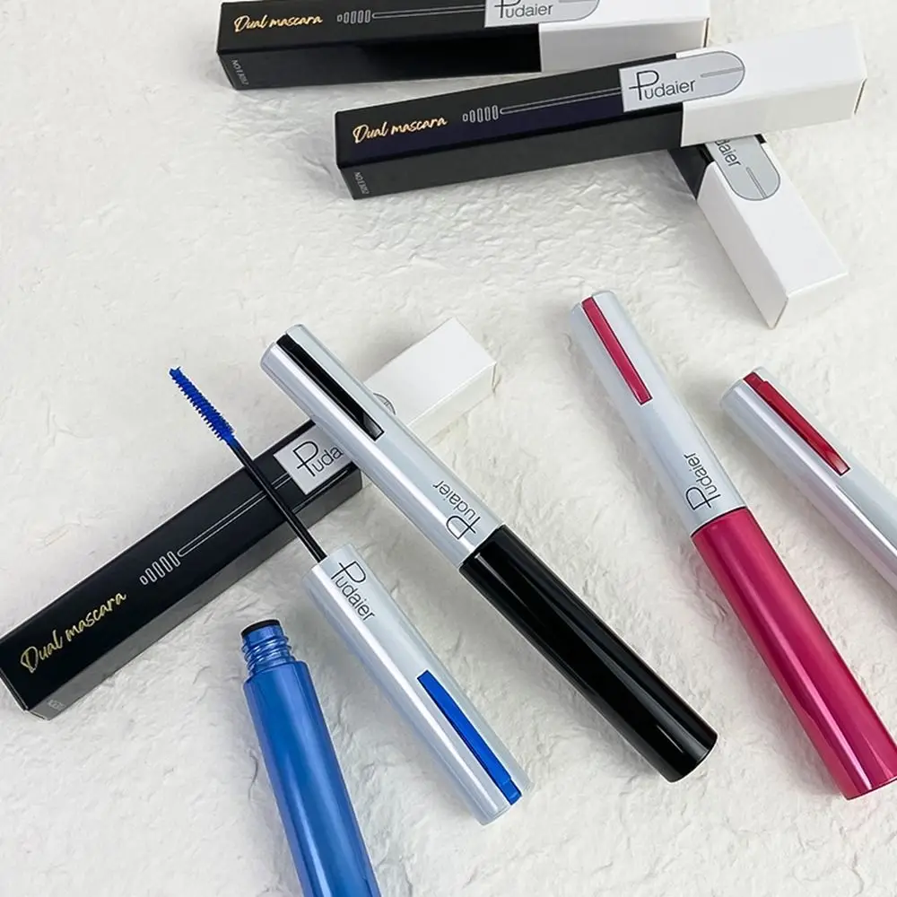 Mascara coloré ultra-fin pour extension de cils, outil de maquillage imperméable, séchage rapide, jaune, bleu, violet, à la mode