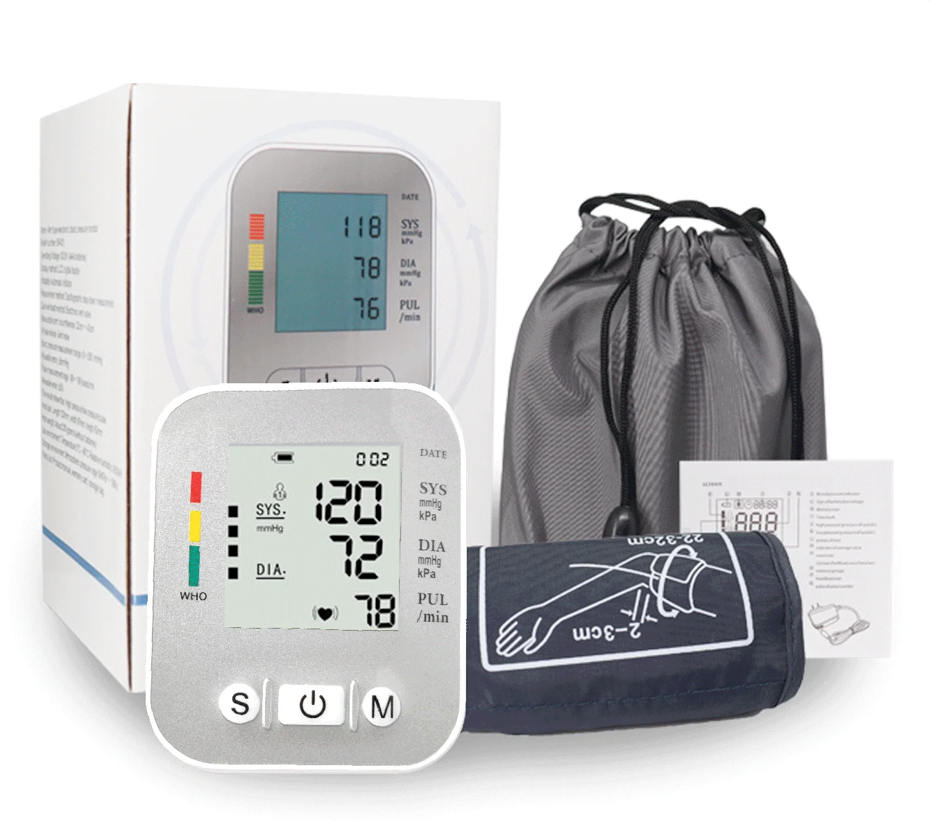 

Digital Arterial Detector, Precise Measurement of Blood Pressure in Adults and Children, Blood Pressure Meter, Monitors