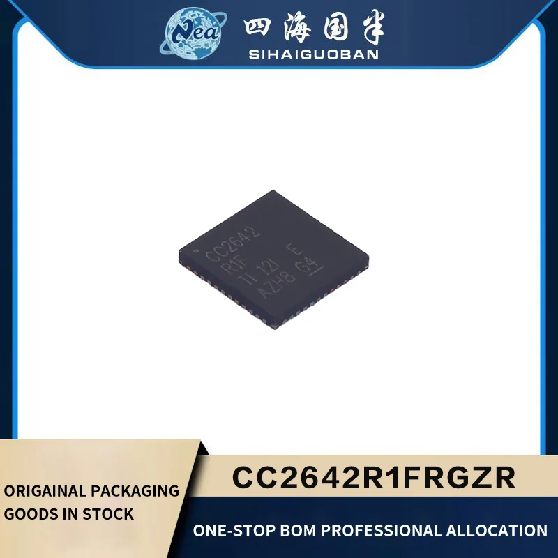 1PCS New Packaging CC2652R1FRGZR CC2652R1F VQFN-48  CC2642R1FRGZR CC2642 R1F Bluetooth® Low Energy Wireless MCU