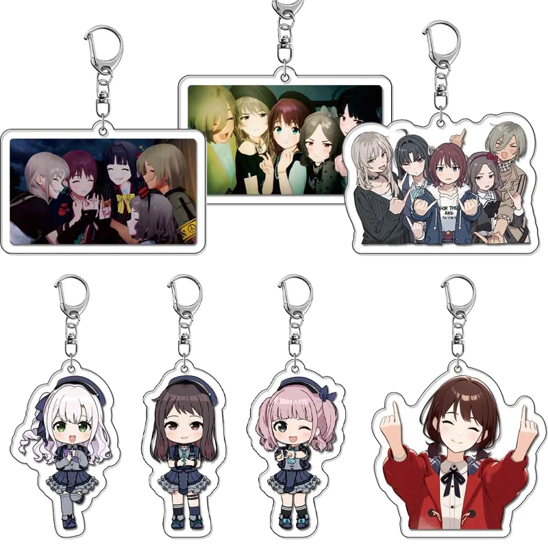 

Kawaii аниме девушки группа плач акриловый брелок персонажи ИСЕРИ НИНА КАВАРАГИ MOMOKA EBIZUKA TOMO рюкзак кулон брелок подвеска