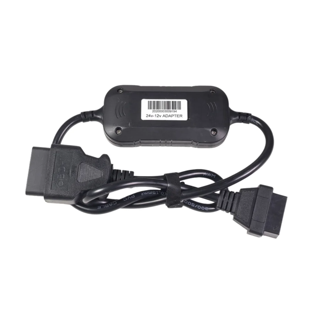 Hot Sale24V to 12V OBD2 Converter Cable for Launch X431 / EasyDiag | A+ Full Pin with Digital Display
