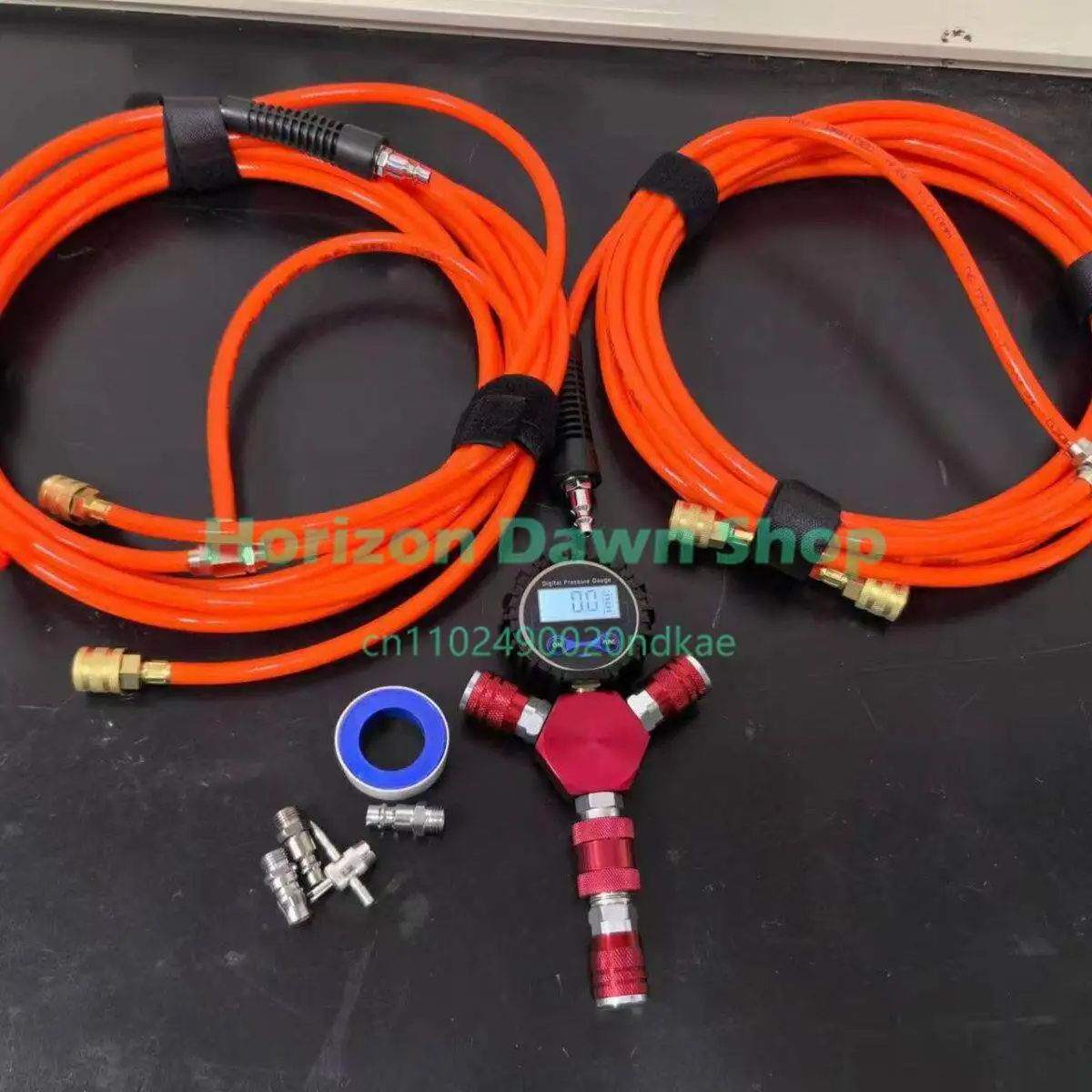 Tire four-charge pipe Off-road vehicle air pump Intelligent four-in-one charging and discharging pipe Desert equipment