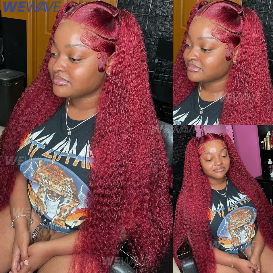 Red Curly Wigs 99J … - image