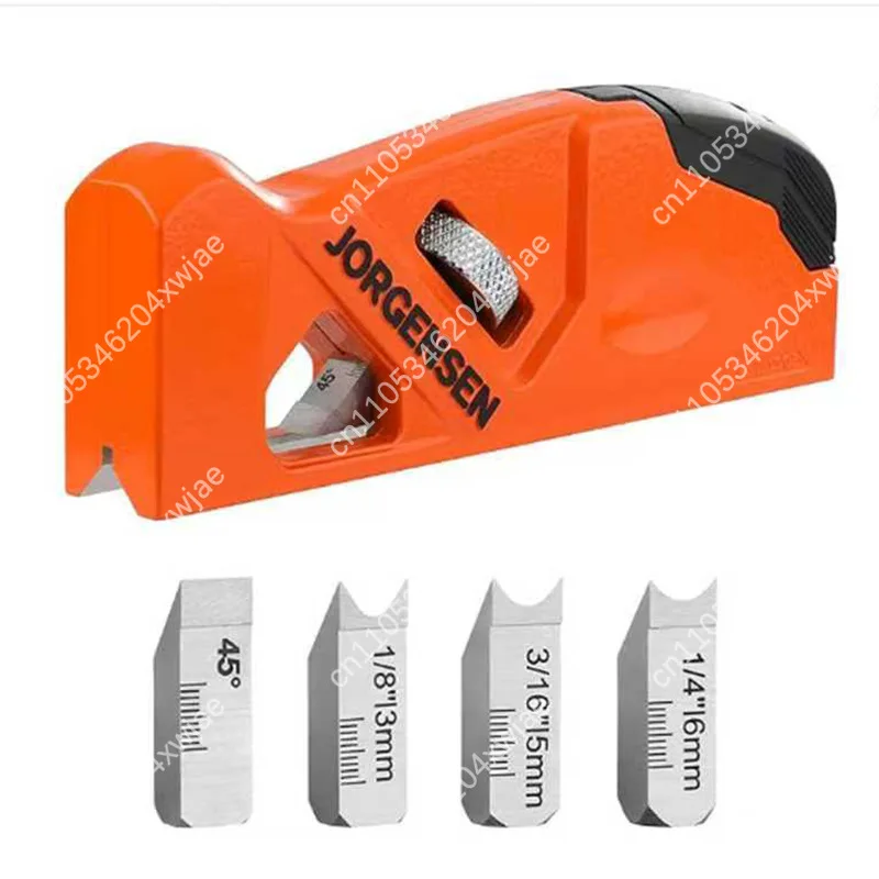 Woodworking Chamfer Plane Router 45 Degree Edge Trimming Tool for DIY Wood Corner Rounding