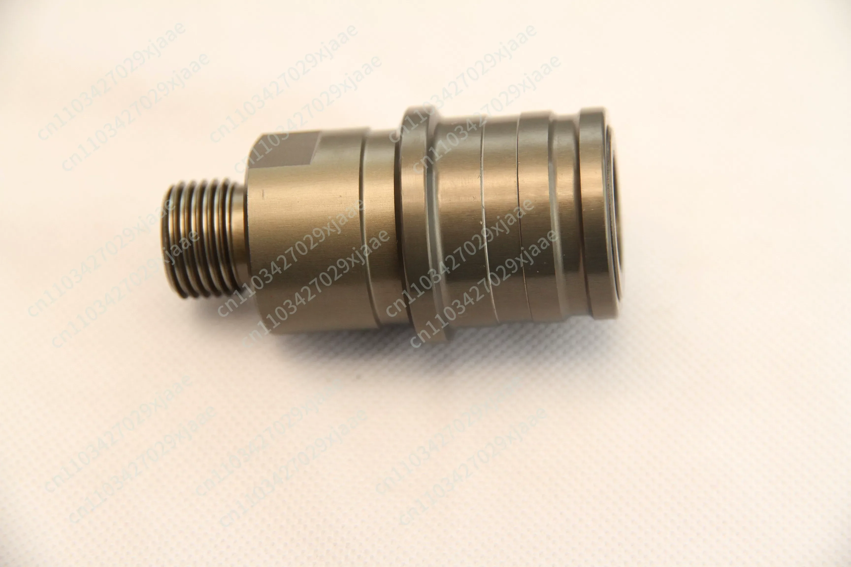 SPT12 Liquid-Cooled Aluminum Alloy Flat Face Quick Connect Coupling - High Pressure Resistant Industrial Hydraulic Fitting