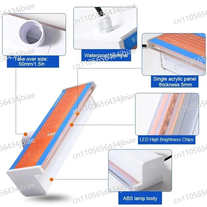 

Светодиодный водопад-фонтан 30см 60см 90см 120см для бассейна, декоративный настенный каскадный фонтан-излив