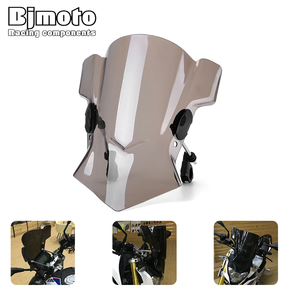 Windshield For BMW F800R R Nine T RNineT R1200RS R1200RT S1000R CB1000R CB1100 CB300F CB500F CB900F CTX700N CTX700ND Grom 125