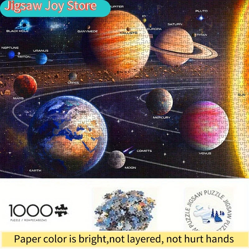 

Представляем новинку: пазл с изображением Солнечной системы и Вселенной. Изготовлен из высококачественного картона, демонстрирует...