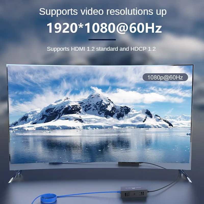 HDMI-удлинитель 1080 м, кабель Cat5e/6 Rj45, P