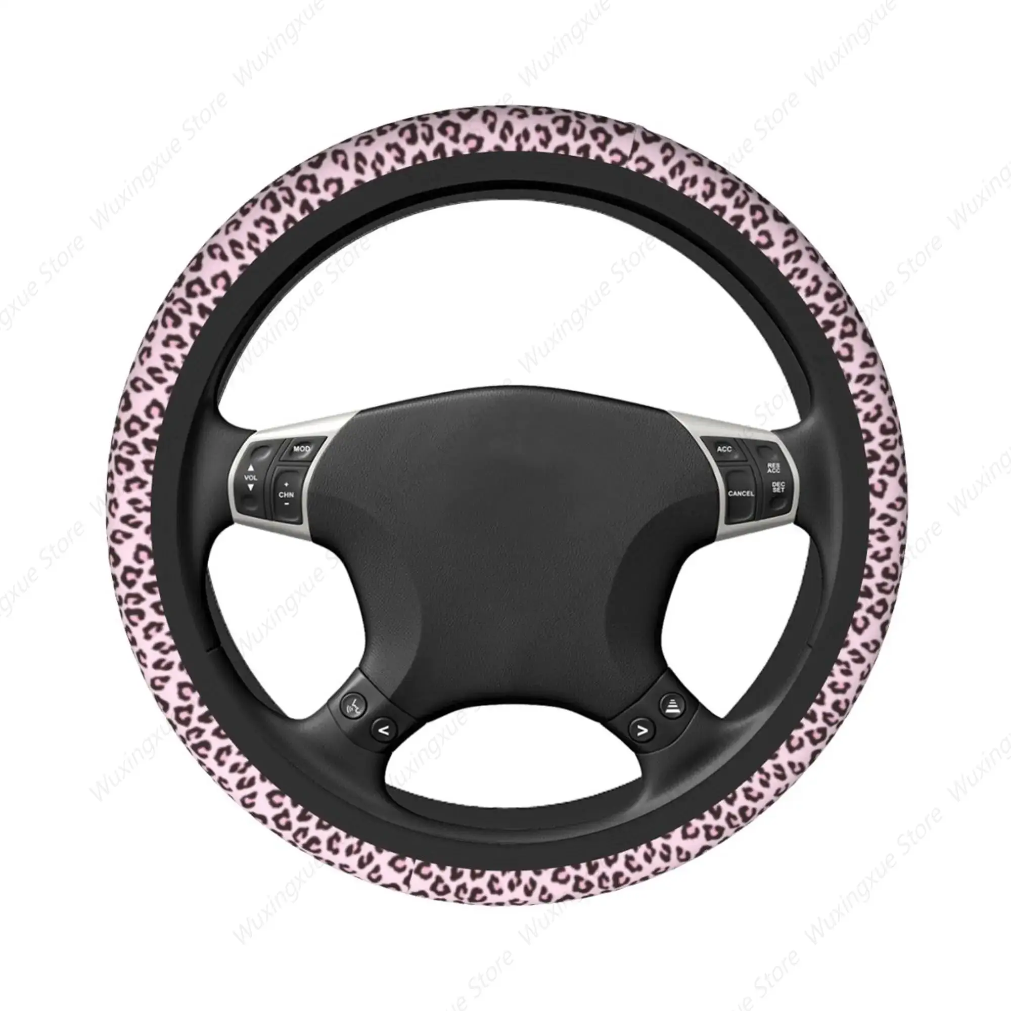 Coprivolante donna Leopard Pink coprivolante universale da 15 pollici moda antiscivolo adatto per regali da ragazza