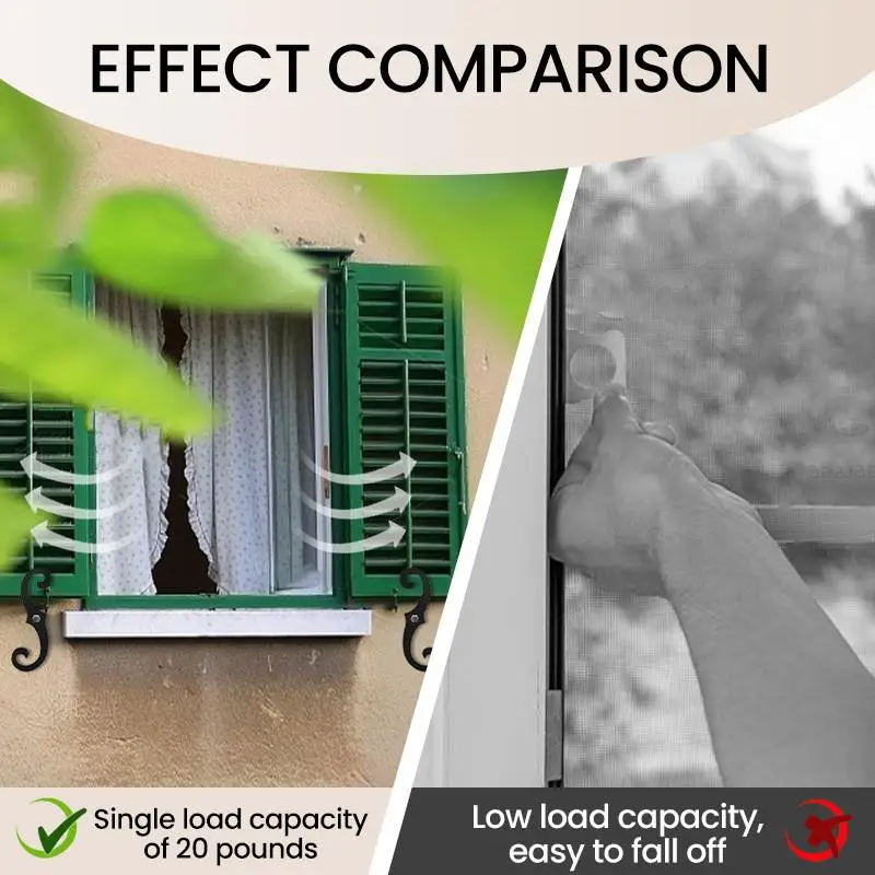 2025+ 2 Stück Verschlüsse aus Gusseisen – dekorative S-förmige Verschlusshunde-Hardware – Rost – Außenverschluss-Raffhalter