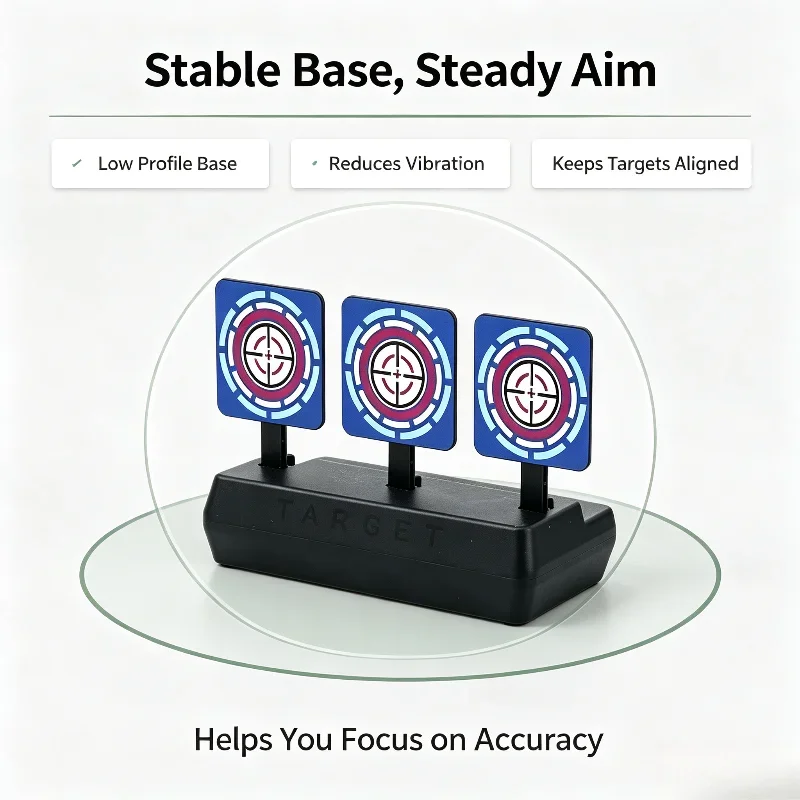Mechanical Automatic Return Leisure Target Vertical Rebound Stand Reusable EVA Foam Dart Game Accessory