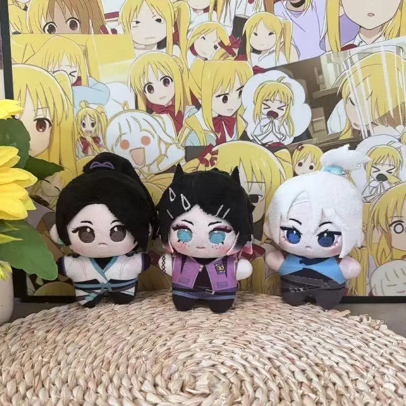 

Anime VALORANT Clove Sage Jett Mascot Costume Plush 10cm Doll for Cosplay Pendant Keychain